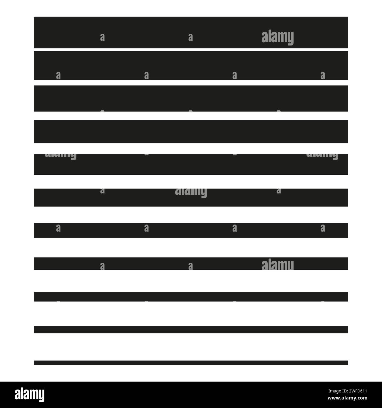 black lines different thicknesses. linear seamless pattern. Vector ...