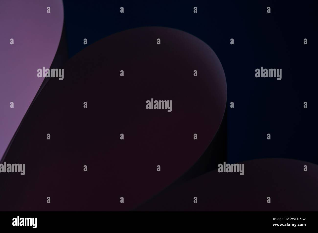 Abstract smooth lines dark background Stock Photo