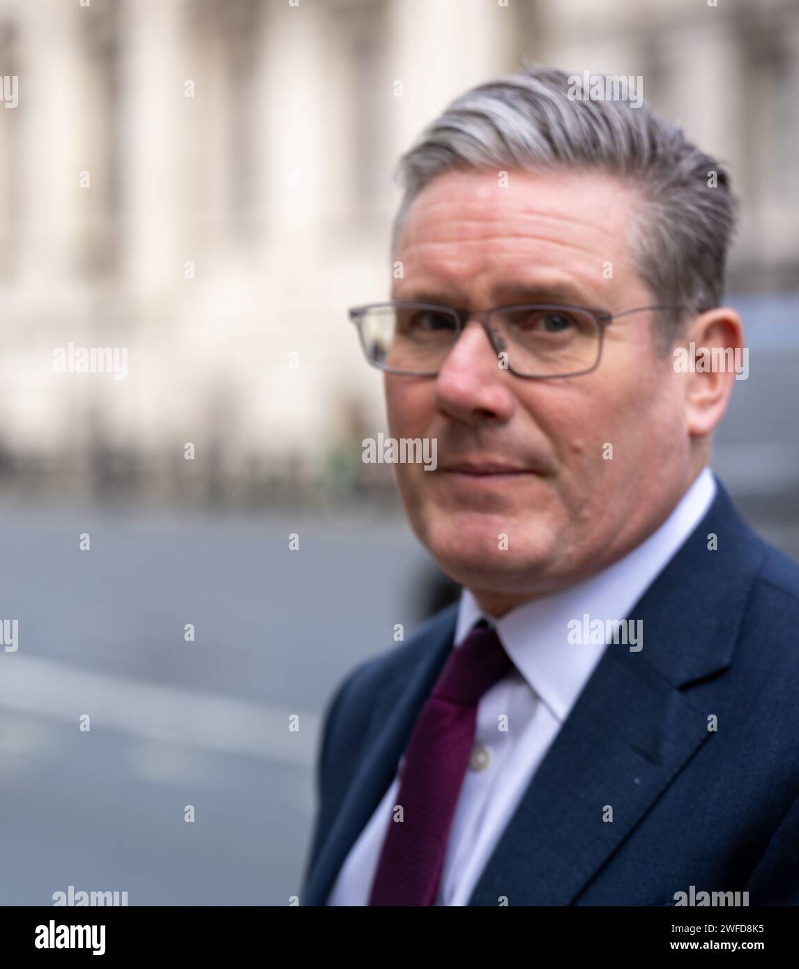 London, UK. 30th Jan, 2024. Sir Keir Starmer and members of the shadow