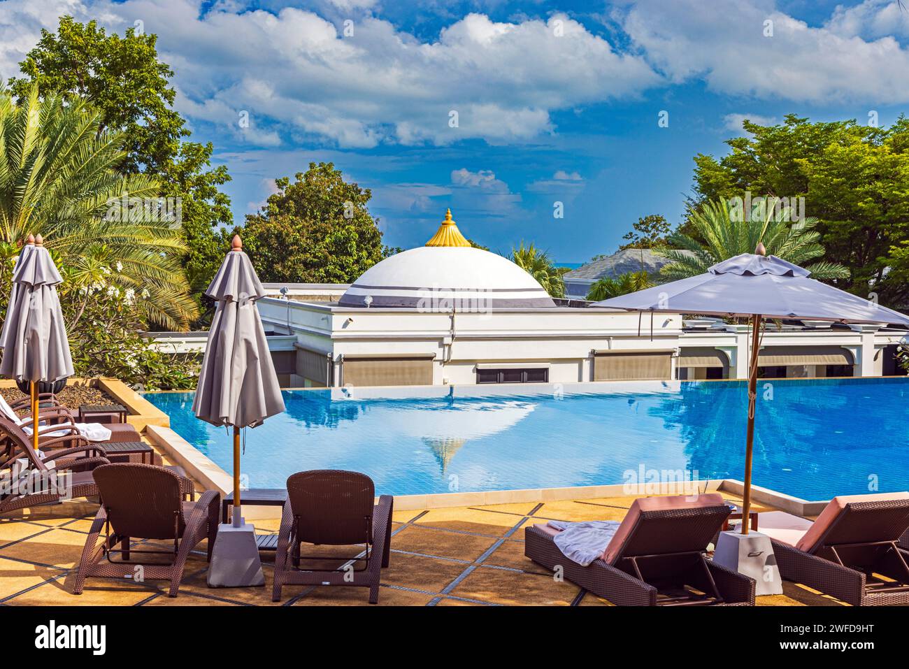 Absolute Sanctuary Wellness Resort, Bo Phut, Ko Samui, Thailand Stock Photo