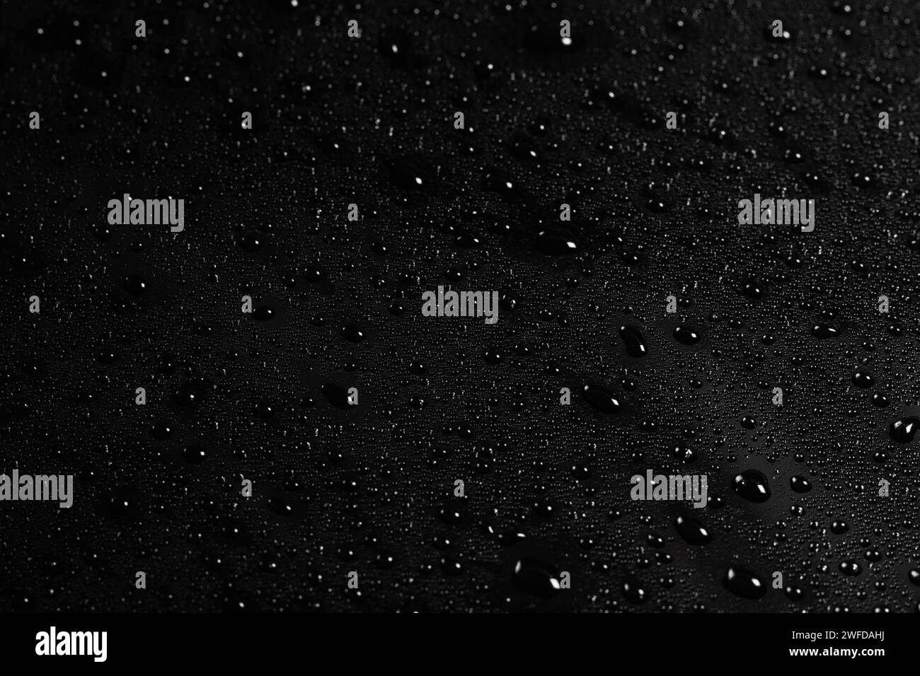 abstract water drops on a white background Stock Photo - Alamy