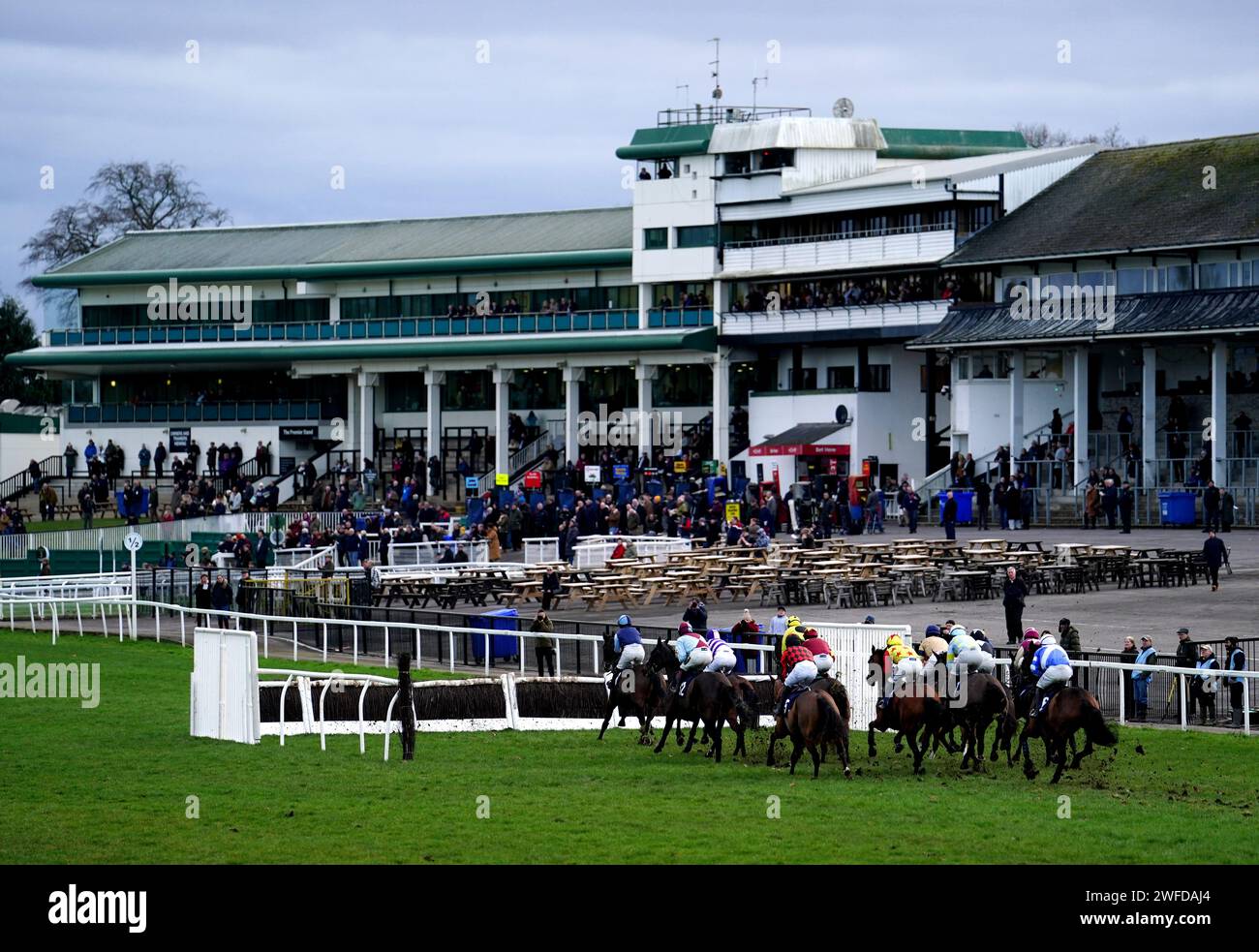 Runners and riders in action as they compete in the Concerts In July At
