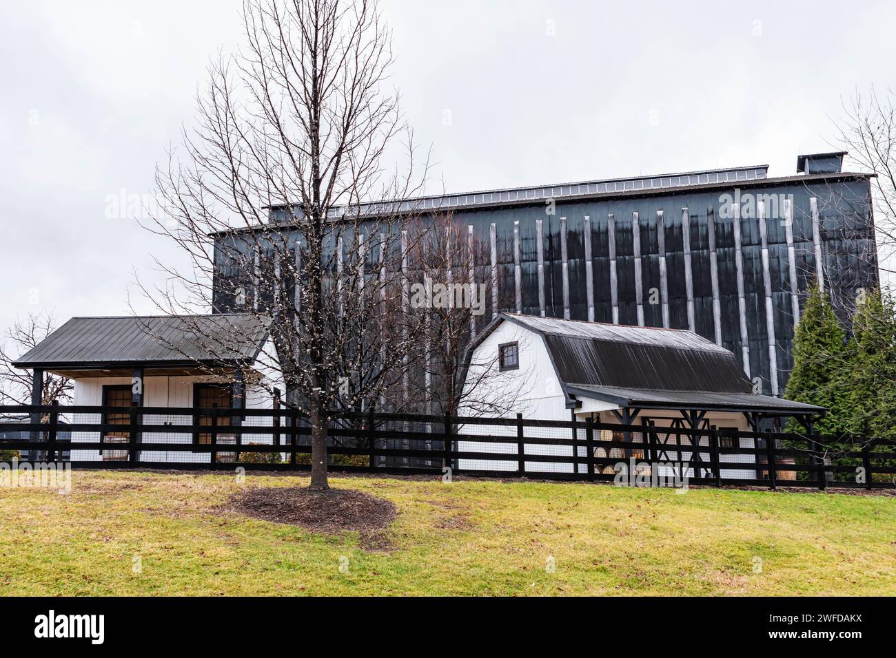 Buildings in the James Beam Distillery complex in Clermont, Kentucky
