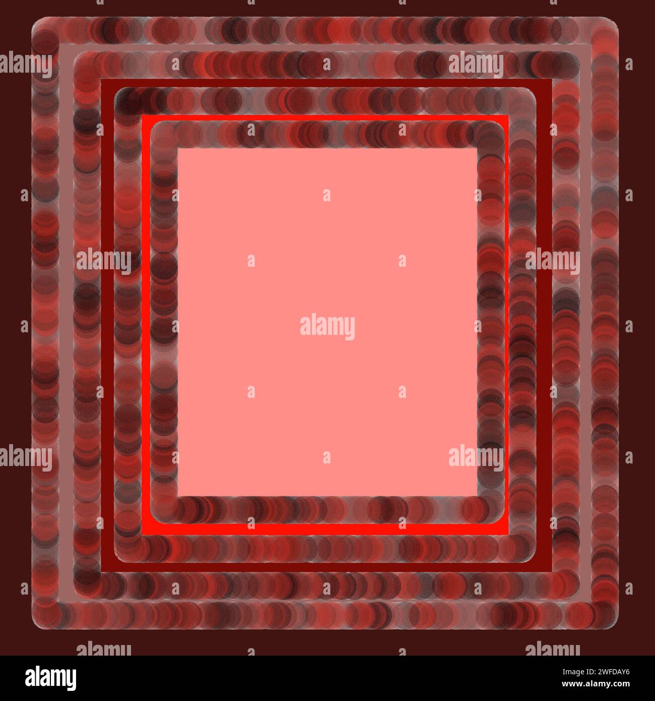 Red Frame Madness Stock Photo - Alamy
