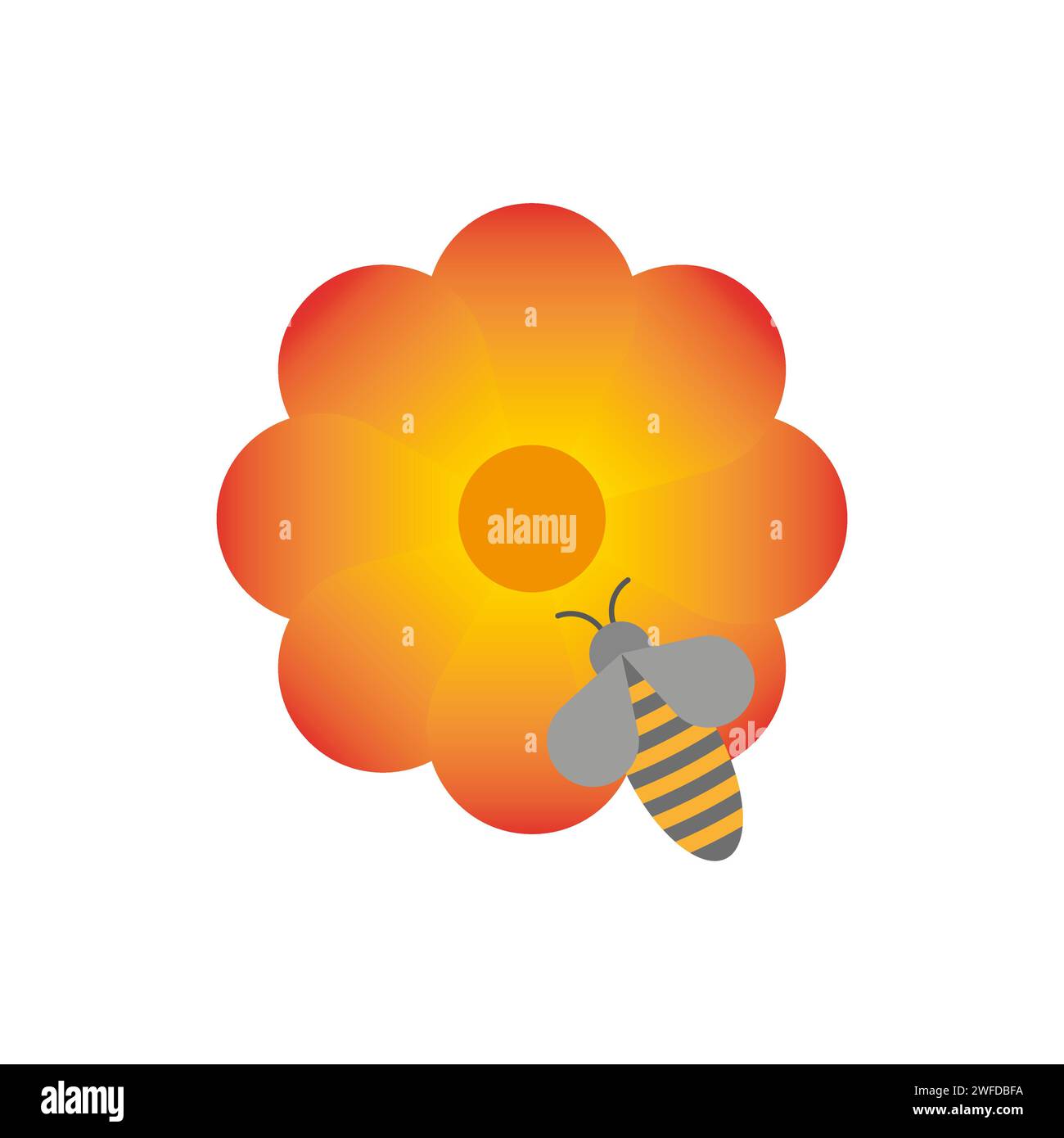 Bee eps illustration Stock Vector Images - Alamy