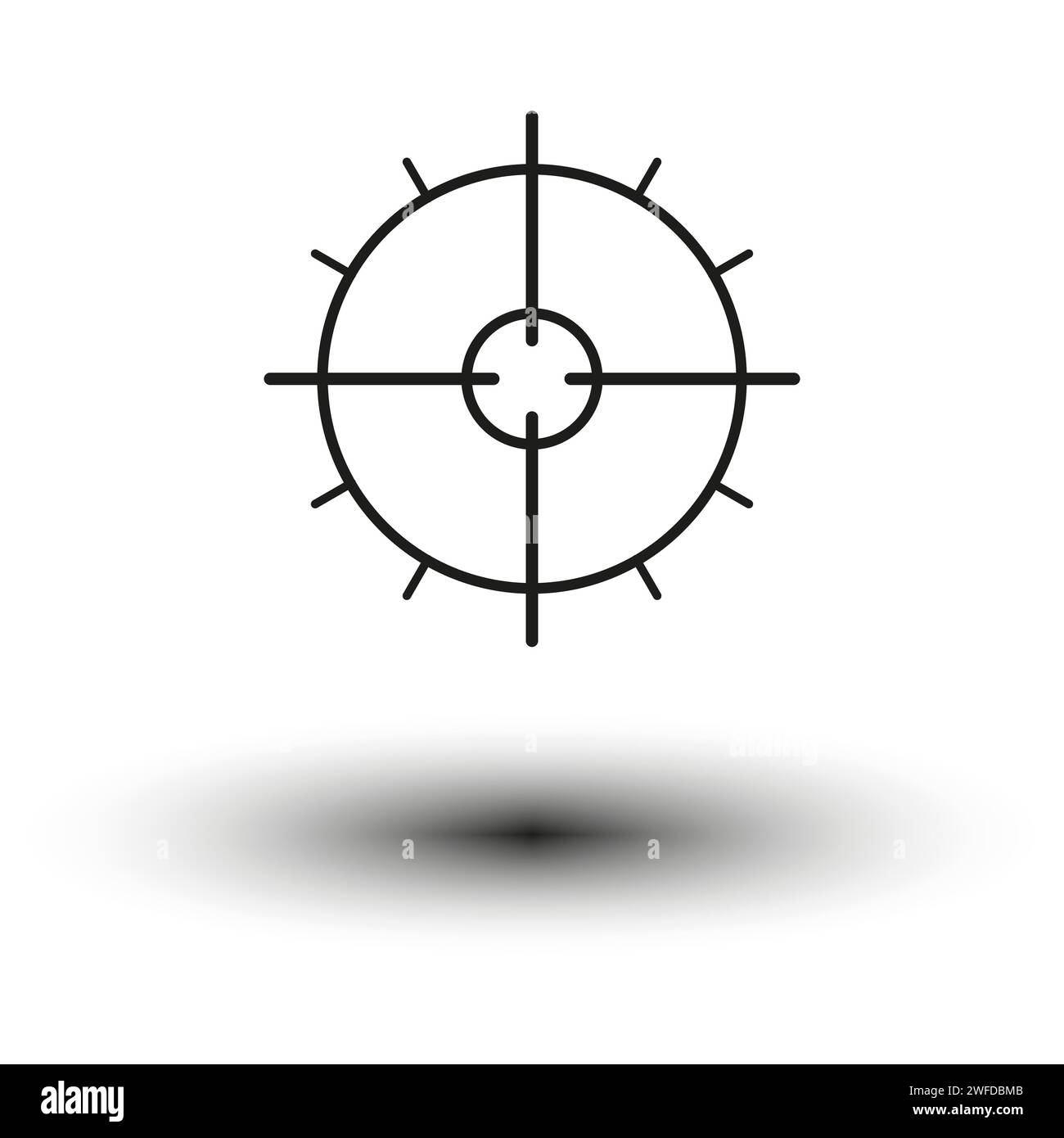 Gun target Cut Out Stock Images & Pictures - Alamy