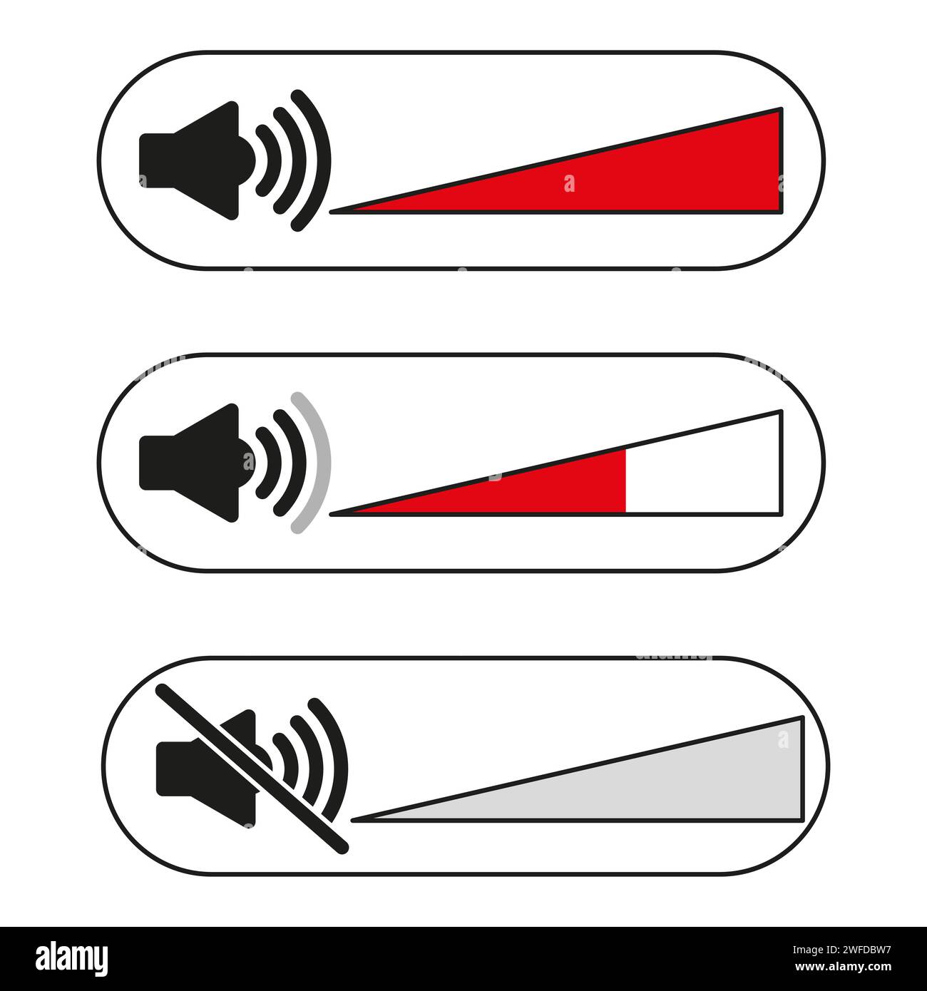 Volume control. digital volume knobs. adjust opacity mask to set volume ...