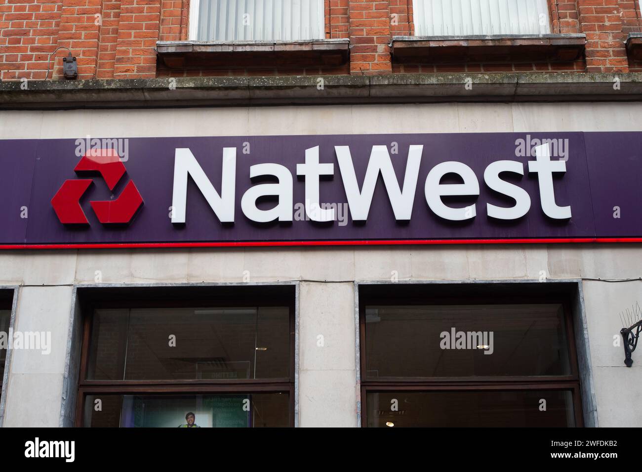 Maidenhead, Berkshire, UK. 29th January, 2024. A NatWest Bank Branch in