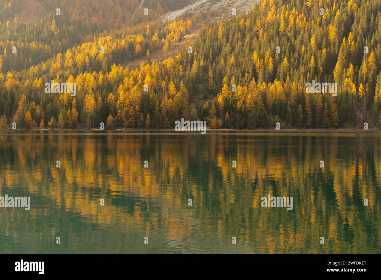 Anterselva reflection Stock Photo