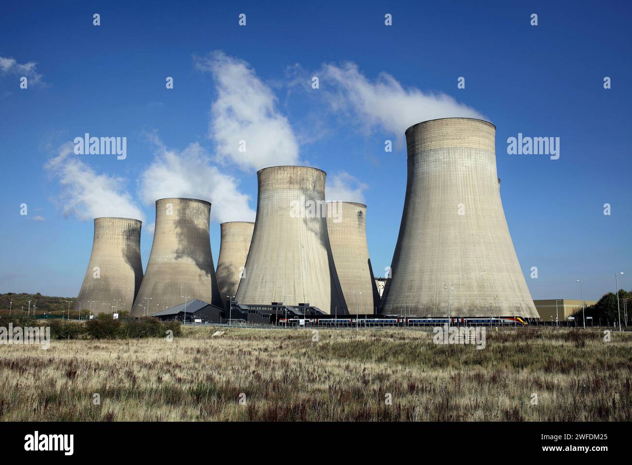 Ratcliffe-on-Soar coal-fired power station, near Nottingham. Stock Photo