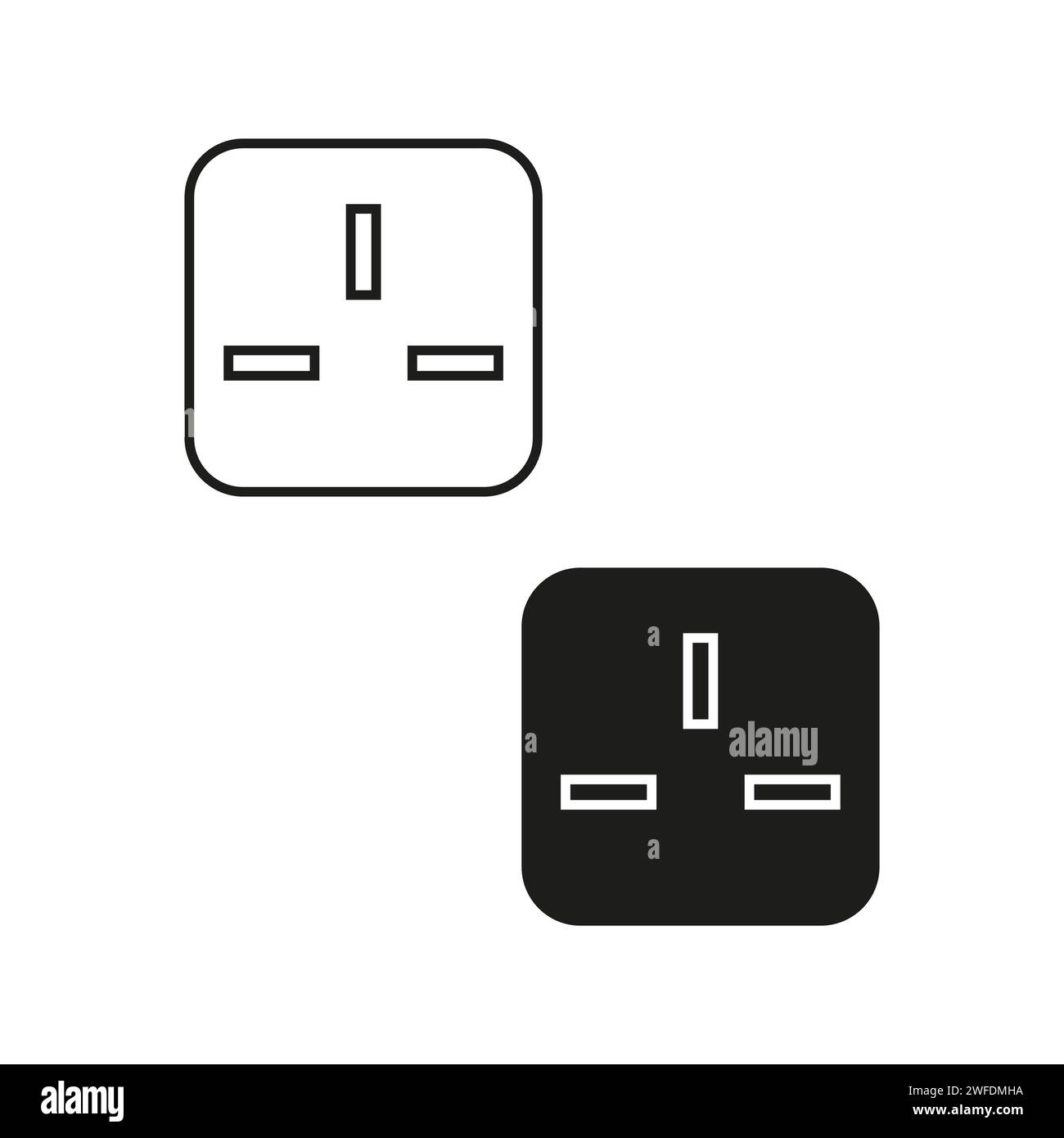 Socket plug g Stock Vector Images Alamy