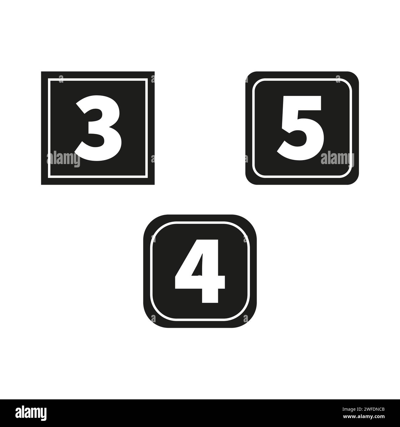 Set of 3 icons Image. Vector illustration. EPS 10. Stock image Stock ...