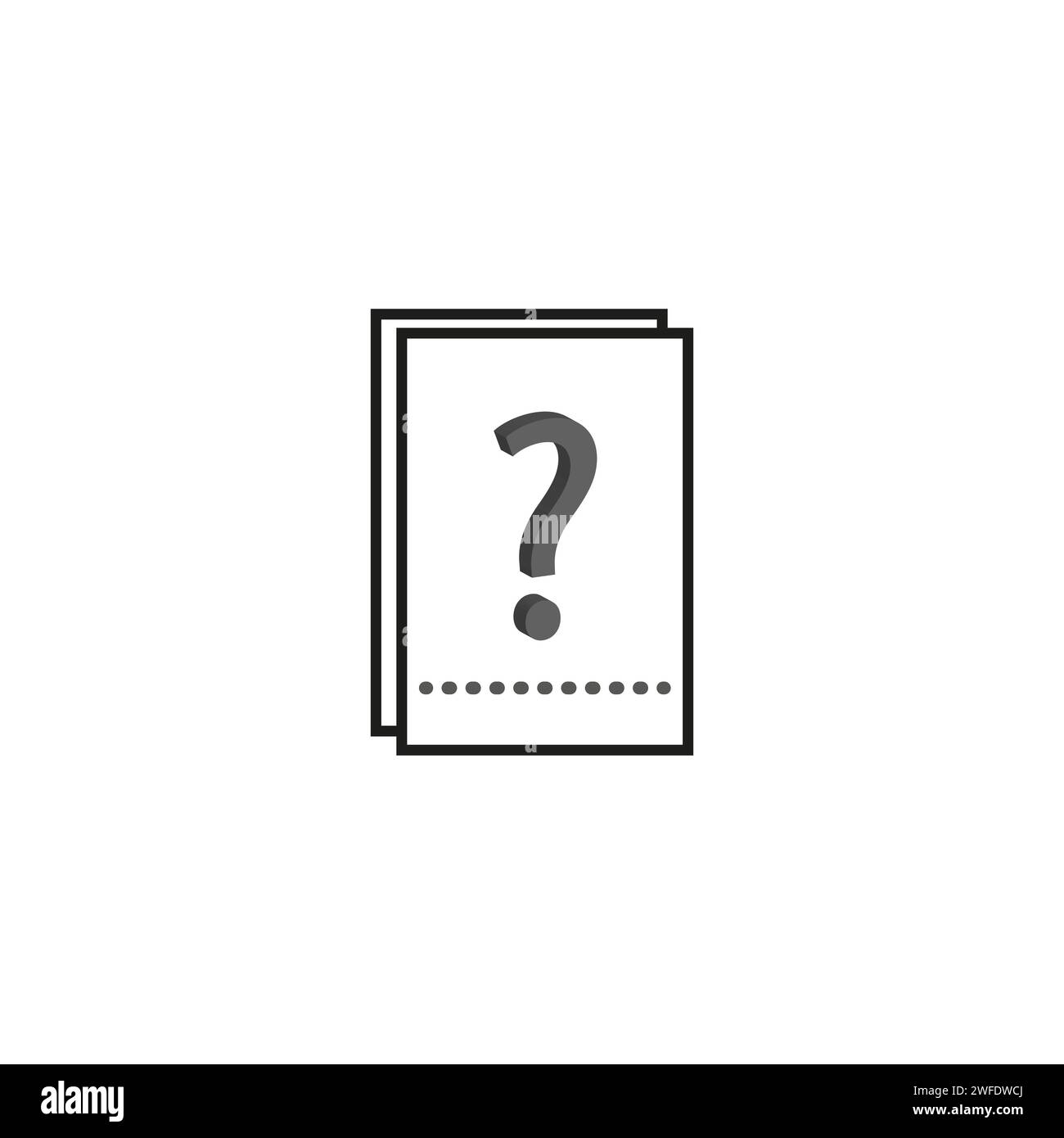 Quiz format Stock Vector Images - Alamy