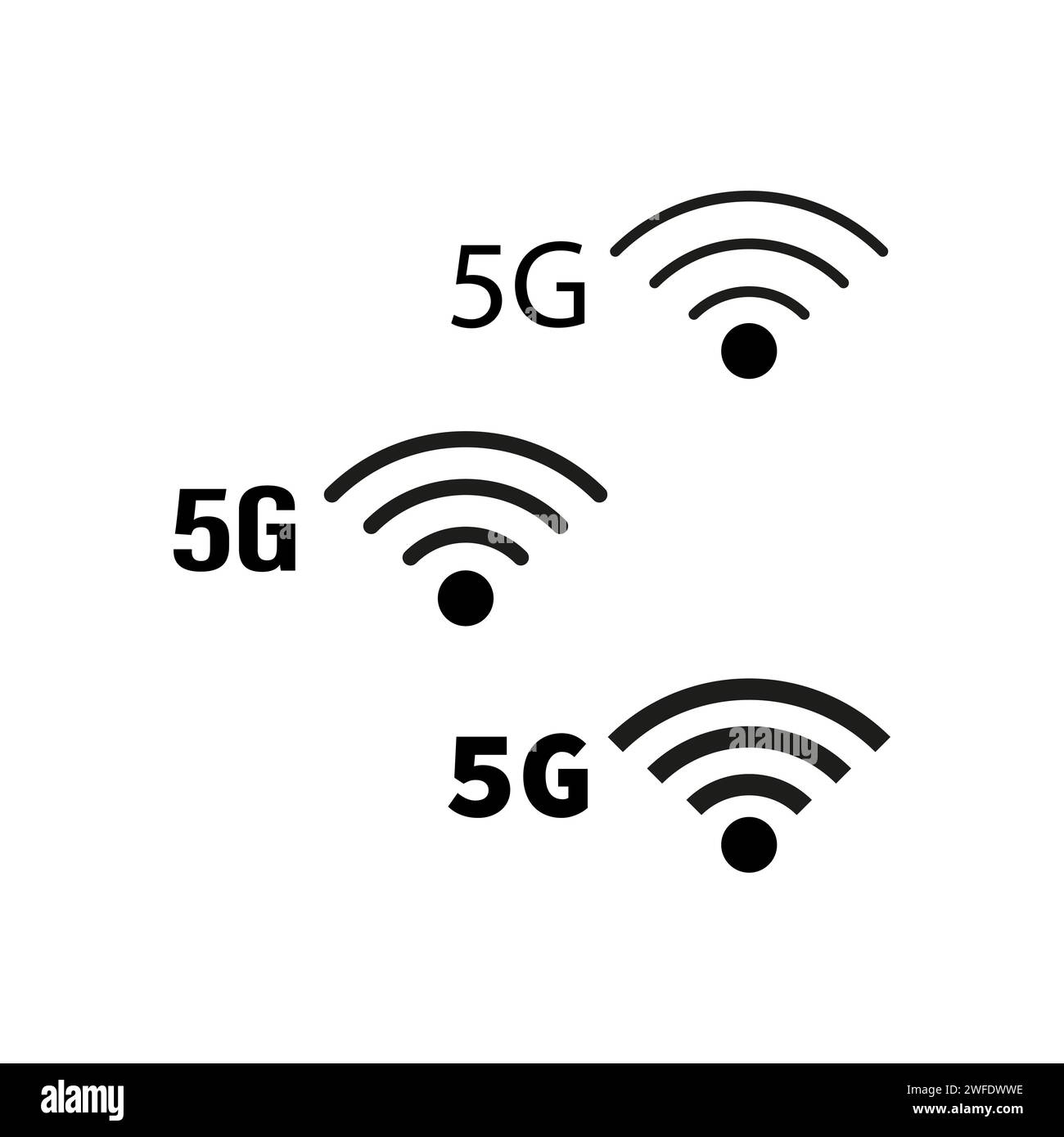 5g stock illustration Cut Out Stock Images & Pictures - Alamy