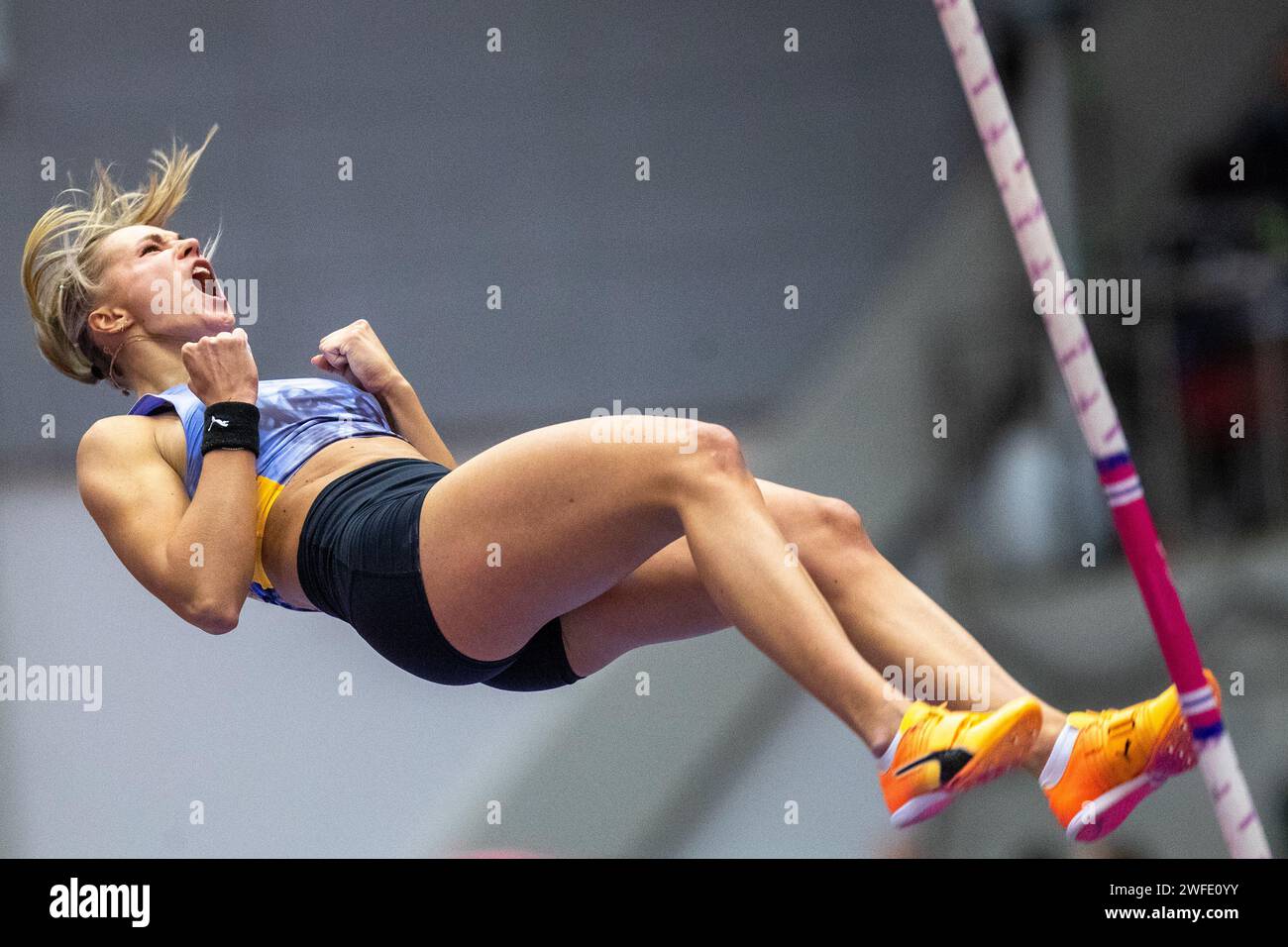 Ostrava Czech Republic 30th Jan 2024 Czech Athlete Amalie Svabikova ostrava-czech-republic-30th-jan-2024-czech-athlete-amalie-svabikova