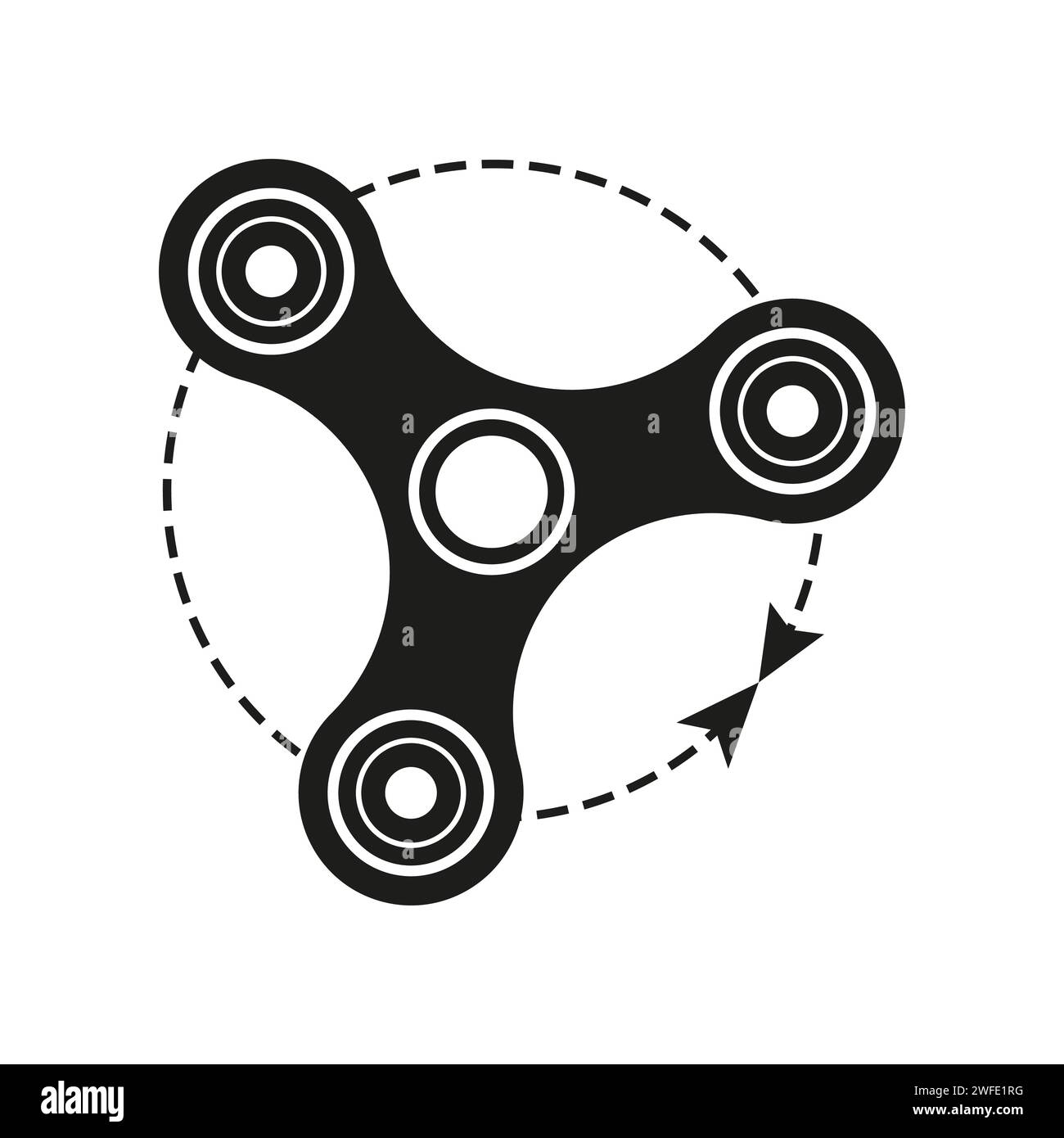 Hand spinner Stock Vector Images - Alamy