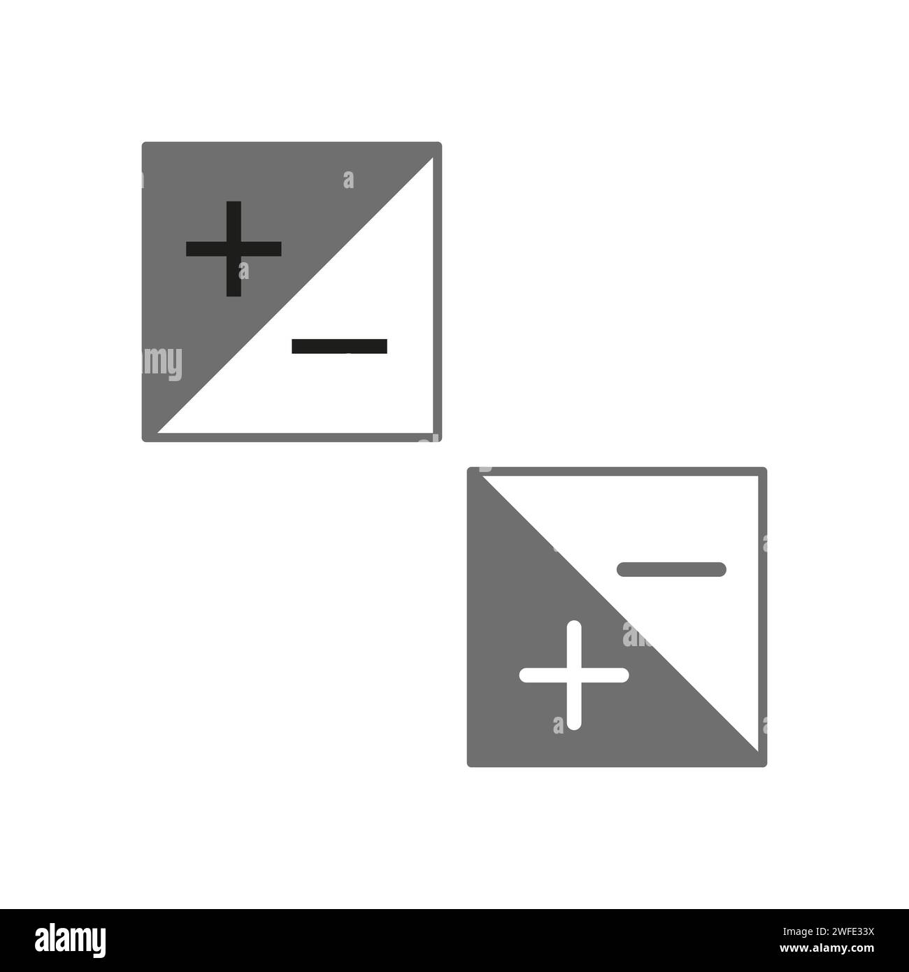 Quantity of light settings for camera icon set vector illustration