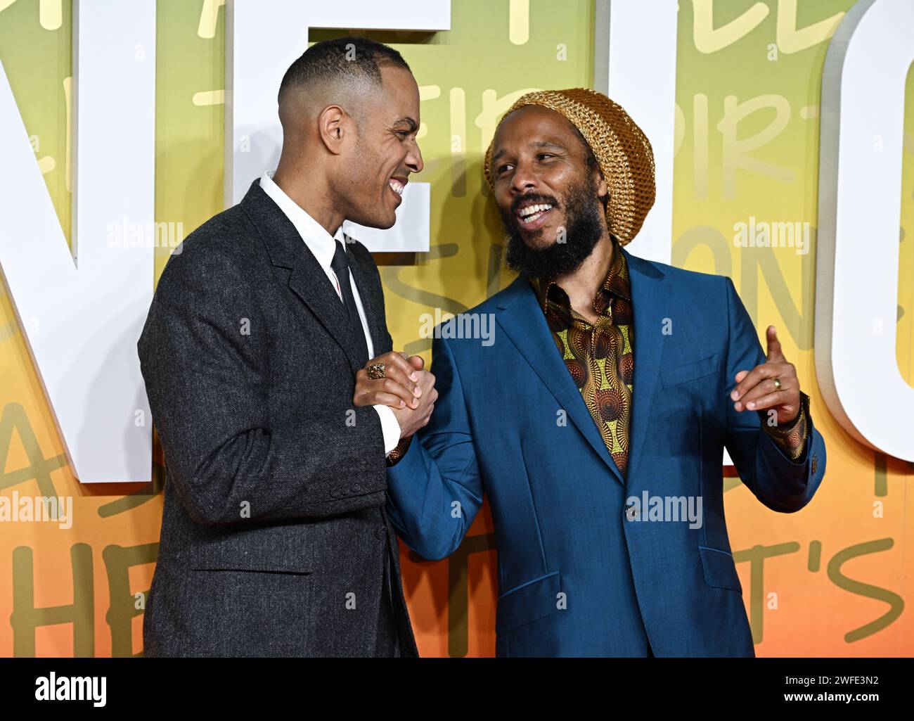 Reinaldo Green London, UK. January 30th, 2024. Reinaldo Marcus Green and Ziggy Marley ...