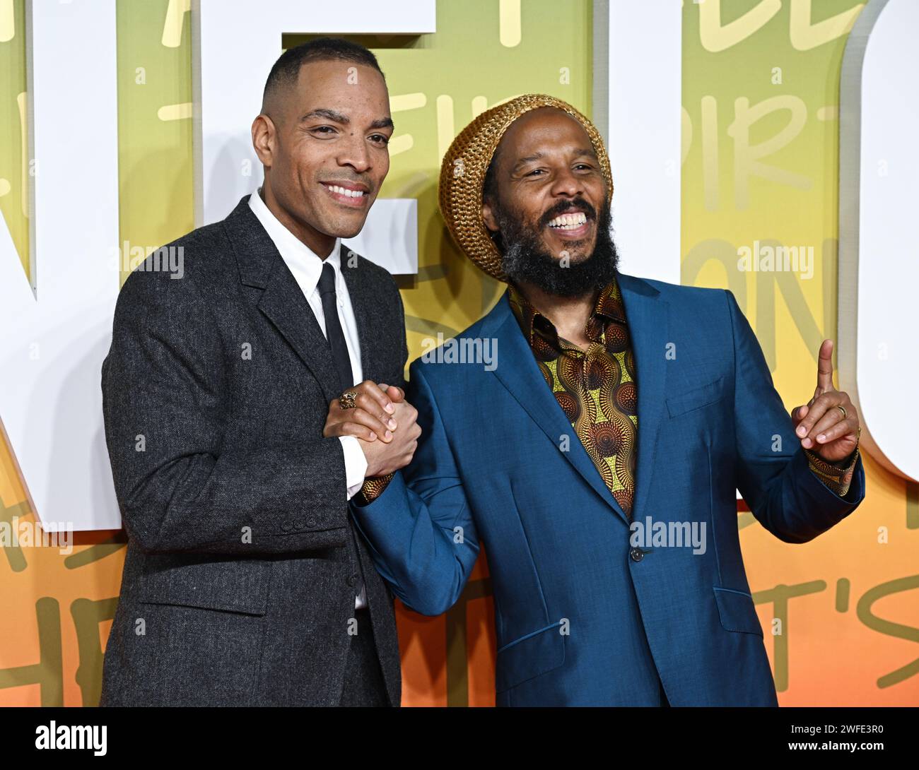 Reinaldo Green London, UK. January 30th, 2024. Reinaldo Marcus Green and Ziggy Marley ...