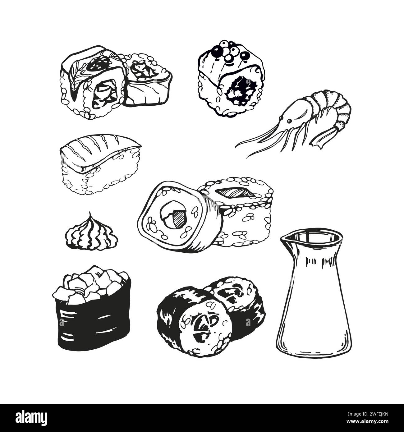 Sashimi soy sauce Stock Vector Images - Alamy