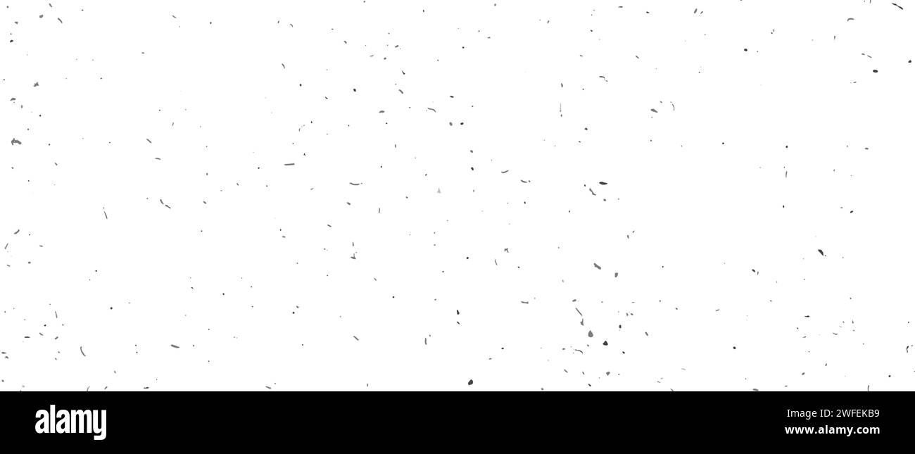 White paper texture with dark dust particles. Cardboard paper gritty texture. Minimalistic grainy eggshell vector illustration. Abstract grunge Stock Vector