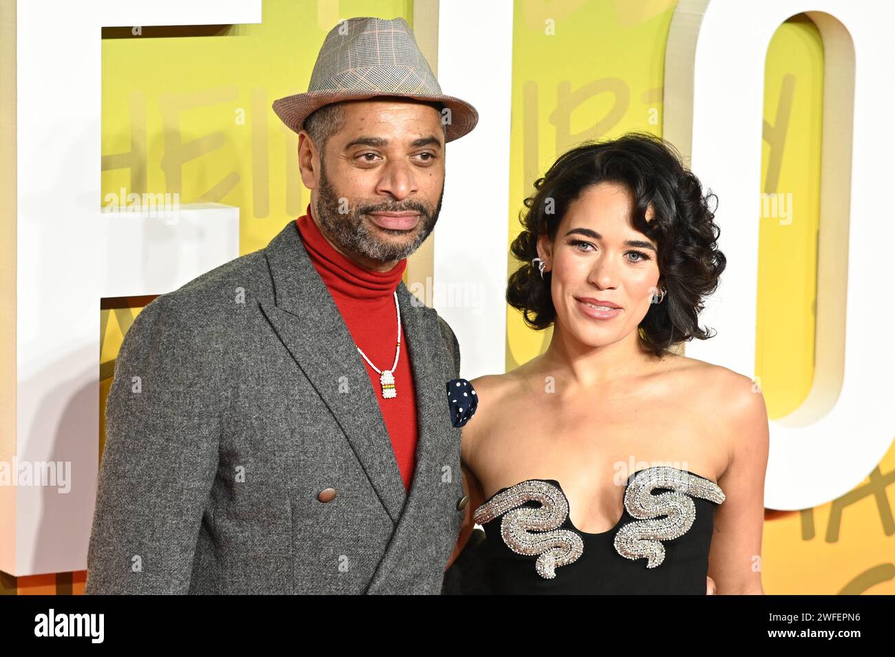London, UK, 30 January 2024. Karl Collins and Umi Meyers attends the UK ...