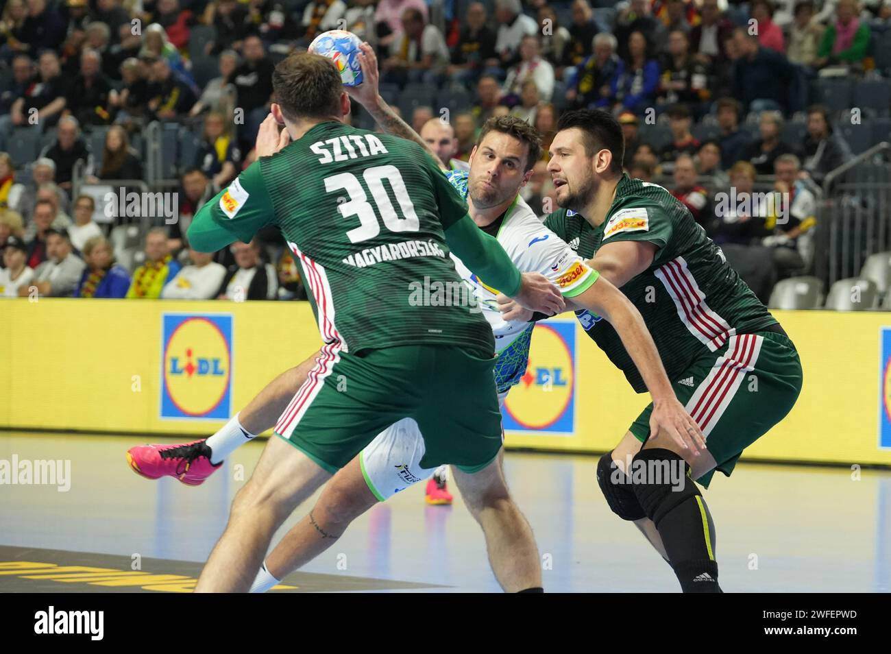 during the Men's EHF Euro 2025, Placement match 5/6, handball match