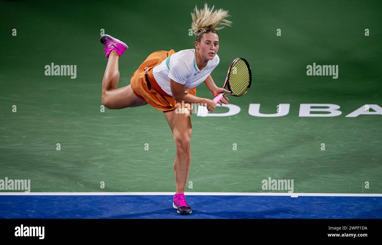 Aryna Sabalenka (BLR) vs Marta Kostyuk (UKR) during their Singles Round Aryna Sabalenka (BLR) vs Marta Kostyuk (UKR) during their Singles Round
