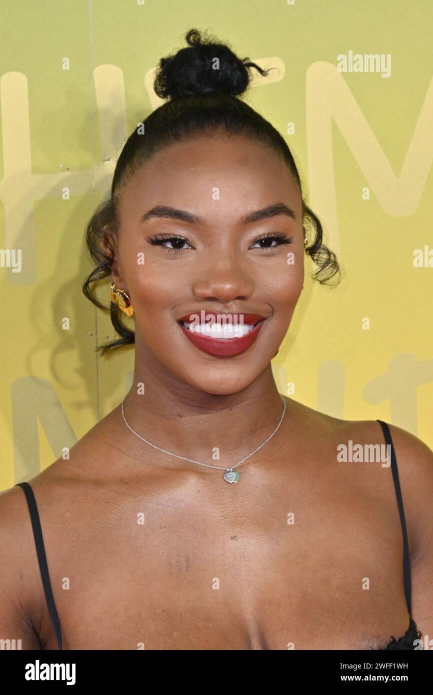 London, UK. 30th Jan, 2024. Chyna Mills at UK premiere of Bob Marley ...