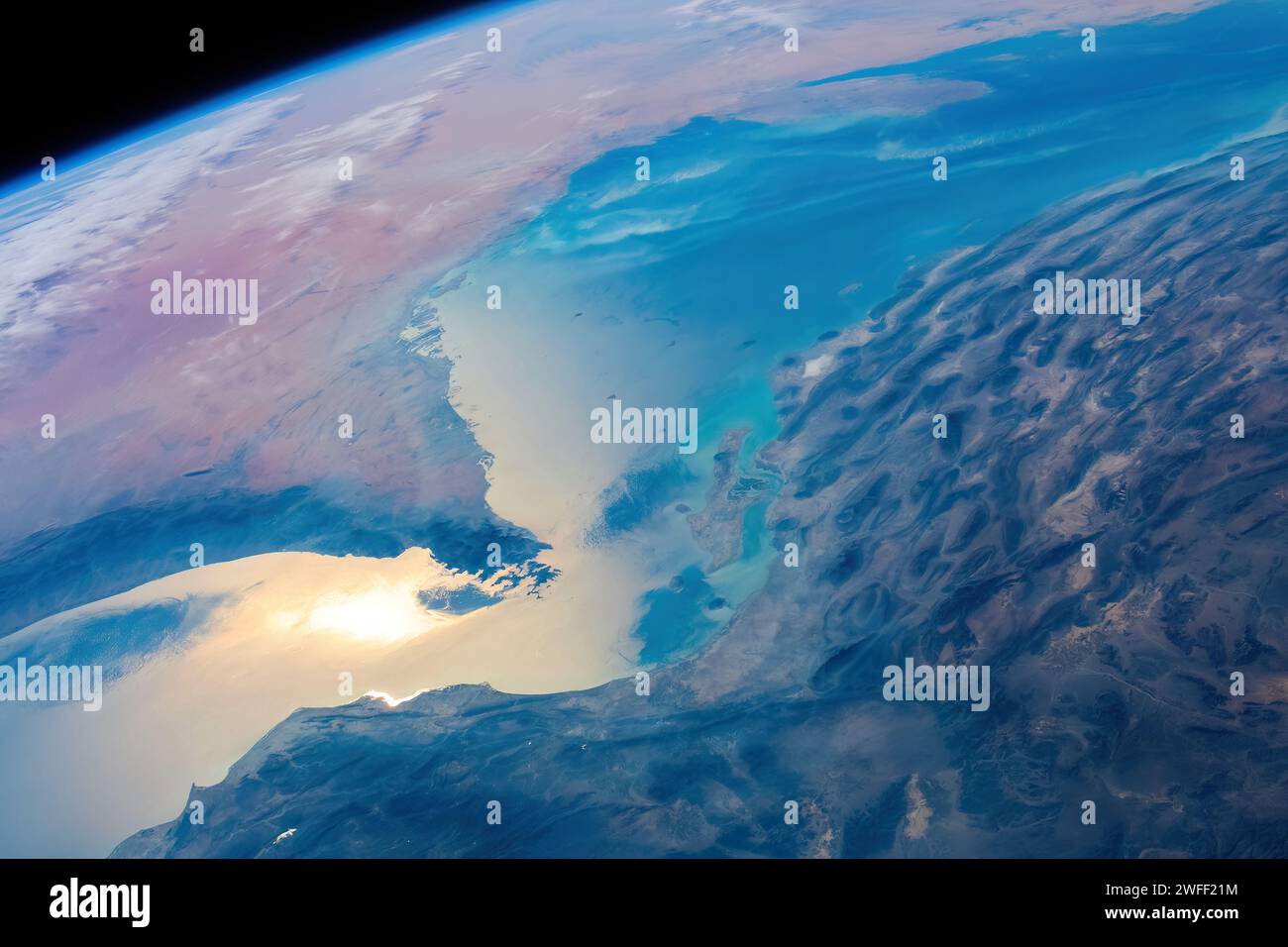 Sunlight Reflection In Gulf Of Oman Stock Photo Alamy Sunlight reflection in gulf of oman stock photo alamy