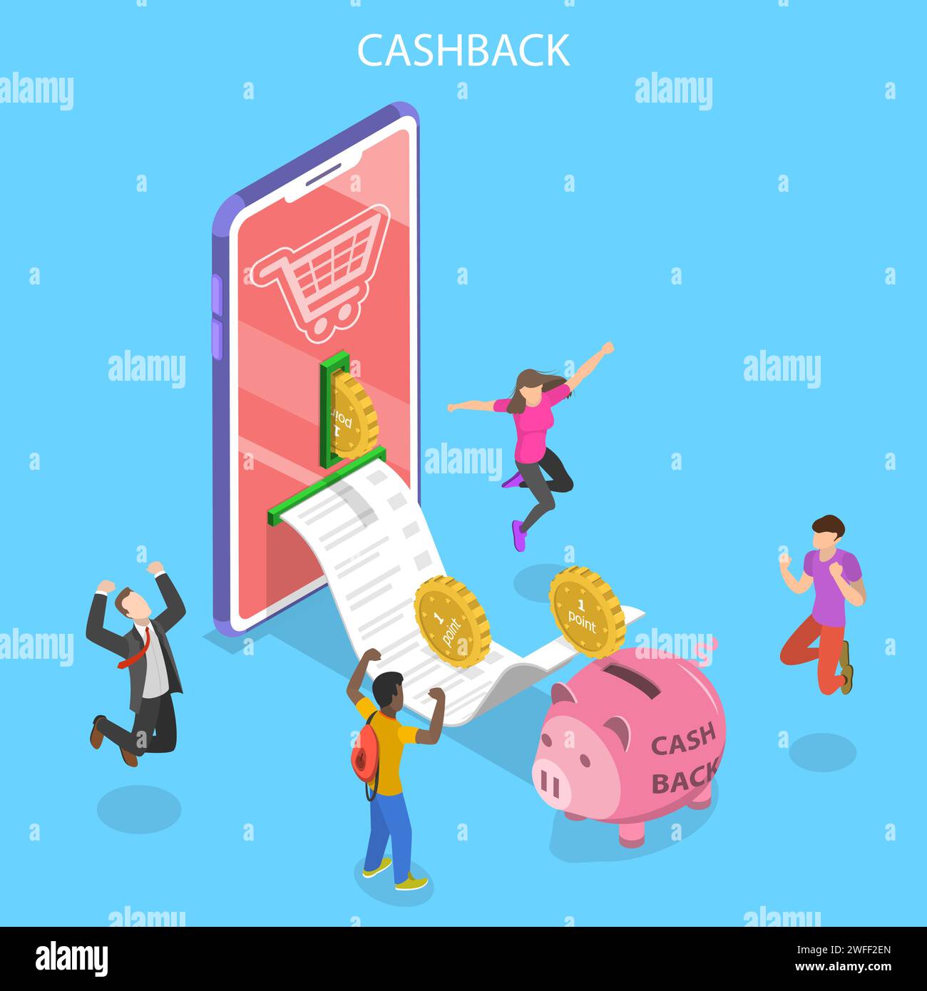 Marketing loyalty program card Stock Vector Images - Alamy