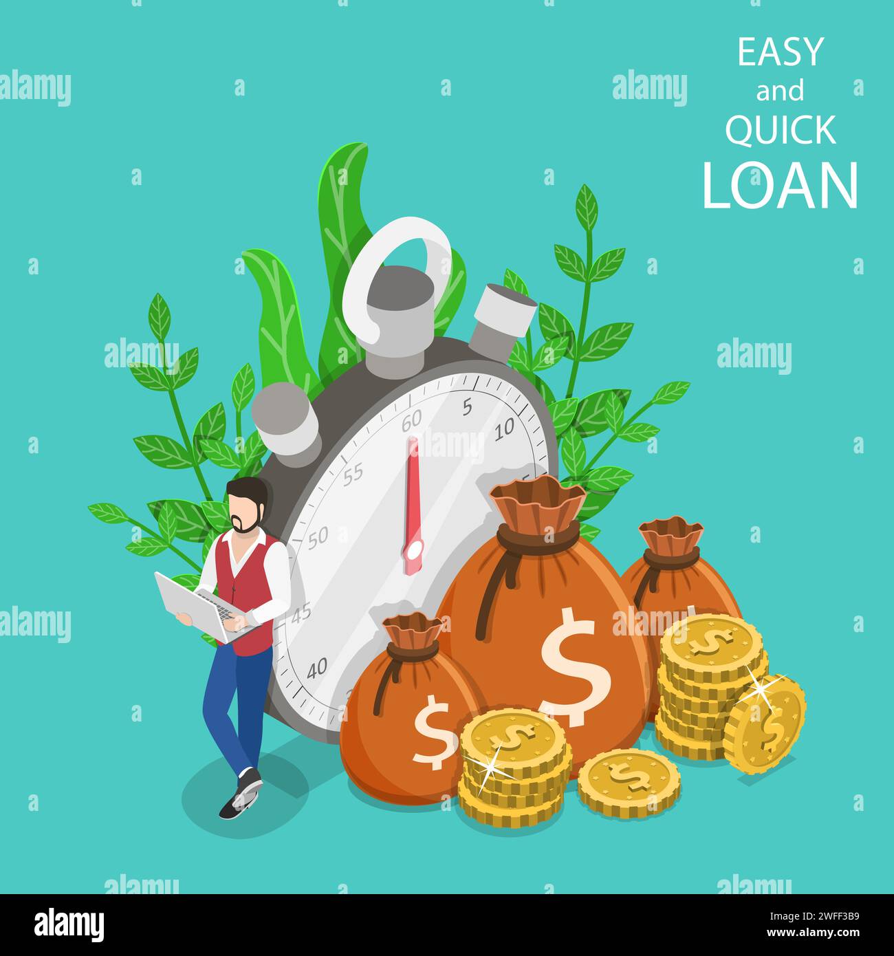 Easy money Stock Vector Images Alamy