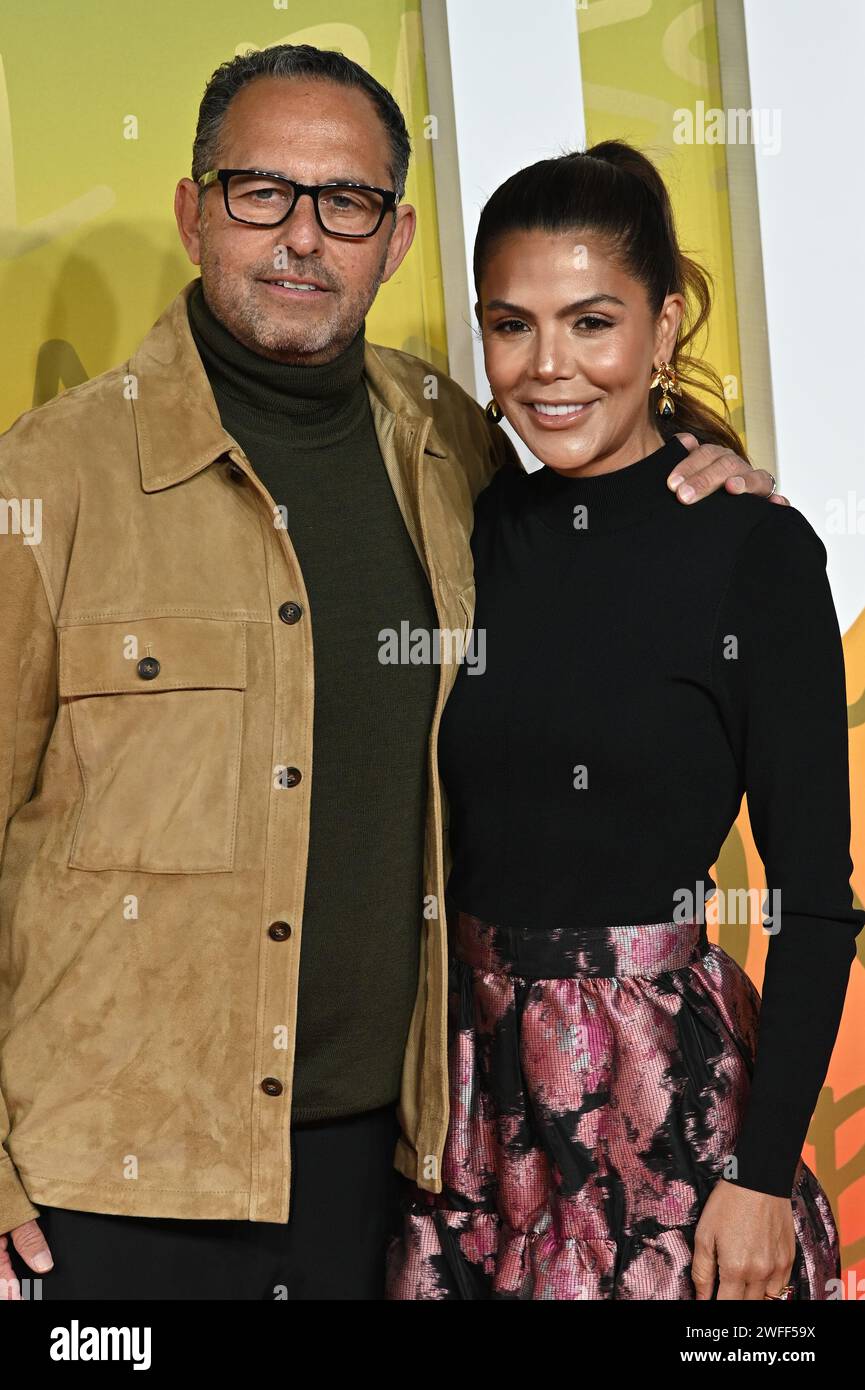 London, UK. 30th Jan, 2024. Producer Bob Teitel and Michelle Alegria attends the UK Premiere of Bob Marley: One Love at BMX IMAX, London, UK. Credit: See Li/Picture Capital/Alamy Live News Stock Photo