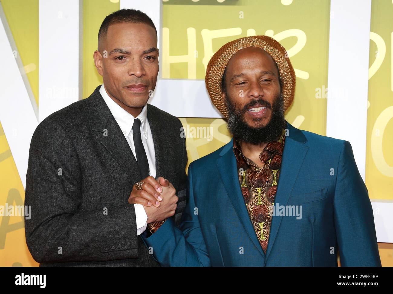 Reinaldo Green London, UK. 30th Jan, 2024. Reinaldo Marcus Green and Ziggy Marley ...