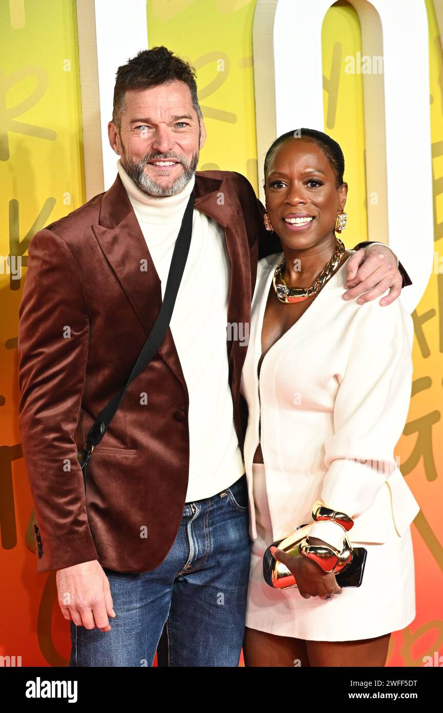 London, UK. 30th Jan, 2024. Fred Sirieix and Fruitcake attends the UK Premiere of Bob Marley: One Love at BMX IMAX, London, UK. Credit: See Li/Picture Capital/Alamy Live News Stock Photo