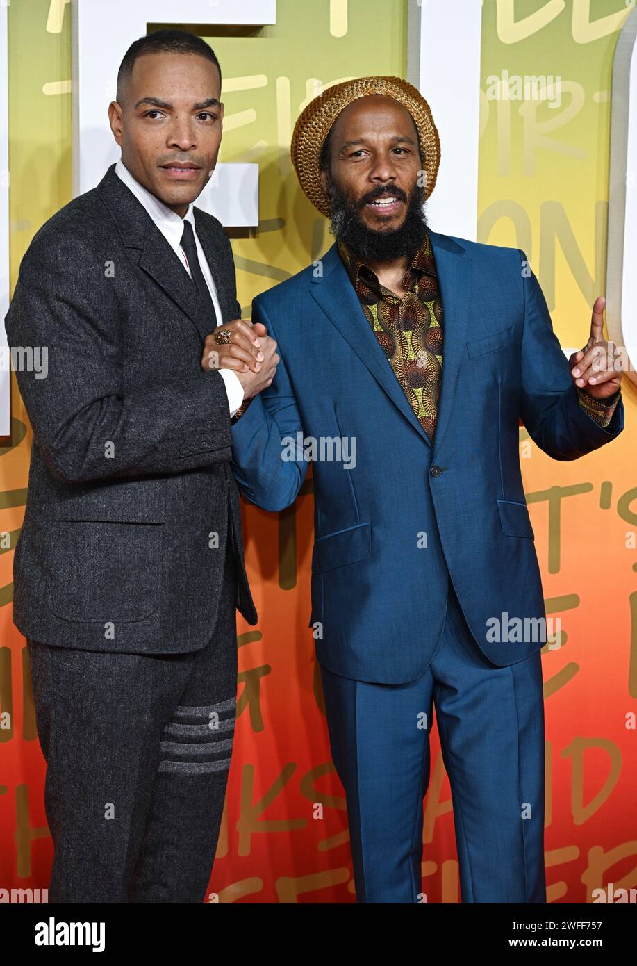 Reinaldo Green London, UK. January 30th, 2024. Reinaldo Marcus Green and Ziggy Marley ...