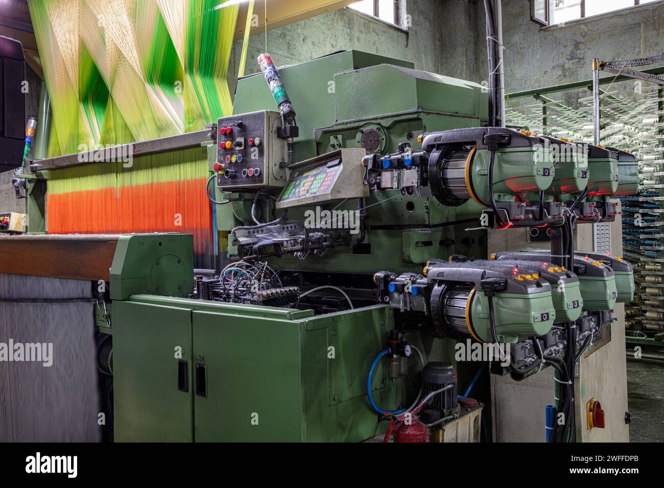 Synthetic yarns carpet factory hi-res stock photography and images - Alamy