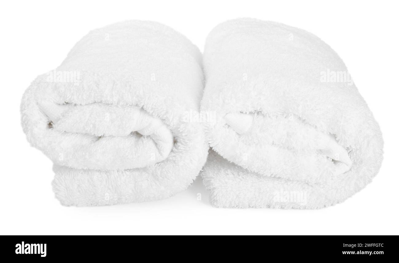 Two folded rolled white hi-res stock photography and images - Alamy