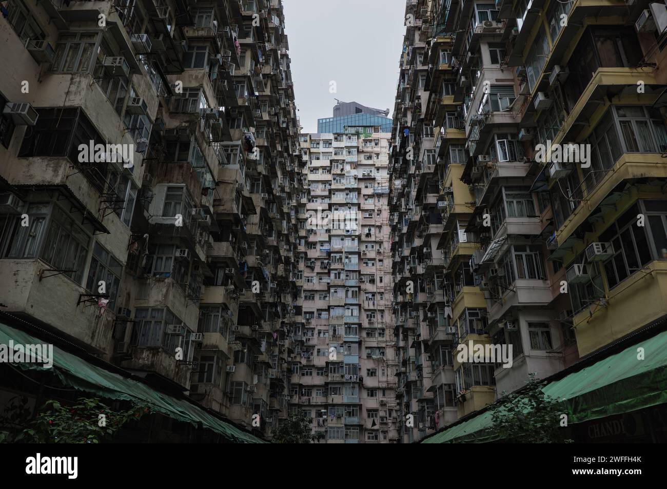 Hongkong China 11.2.2023. Hongkong monster building architecture Stock Photo