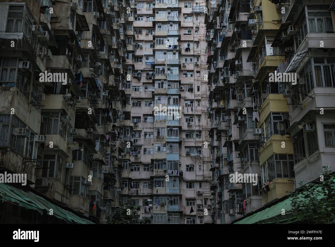 Hongkong China 11.2.2023. Hongkong monster building architecture Stock Photo