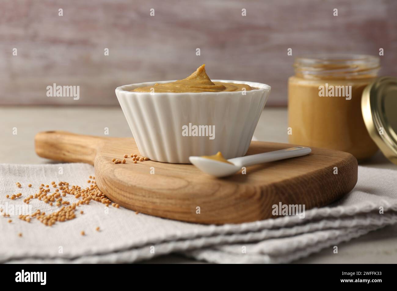 Mustard seeds sauce on hi-res stock photography and images - Alamy
