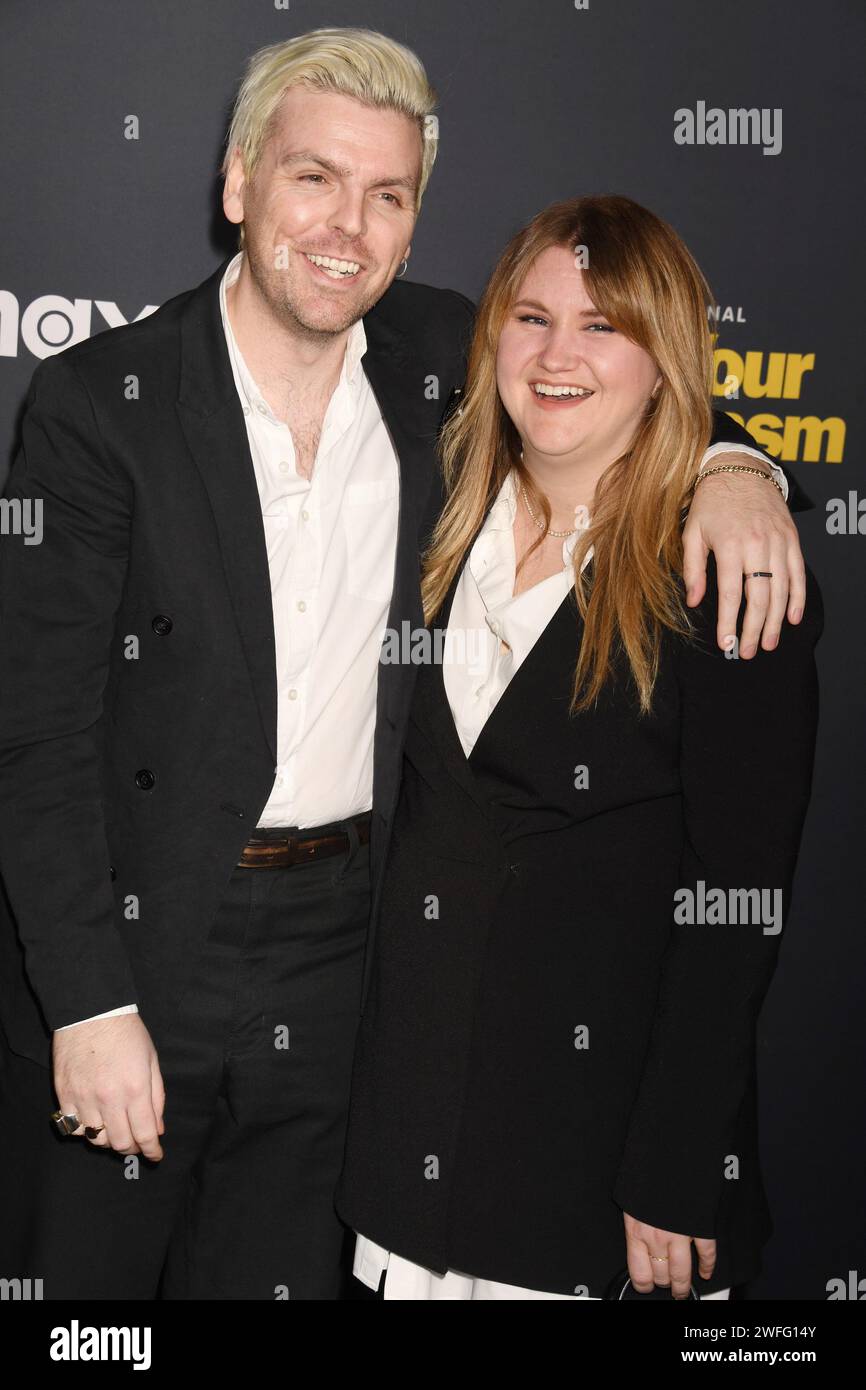 Los Angeles, Ca. 30th Jan, 2024. Luke McGarry and Jillian Bell at the