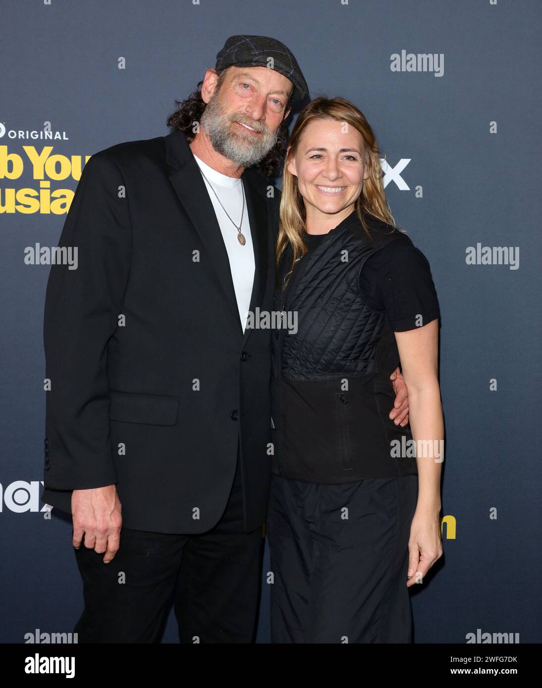Los Angeles, USA. 30th Jan, 2024. Troy Kotsur, Deanne Bray arrives at ...
