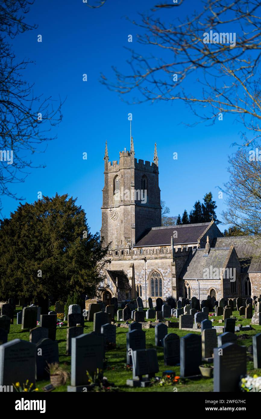 St James's Church, Avebury, Wiltshire, England, UK, GB. Stock Photo