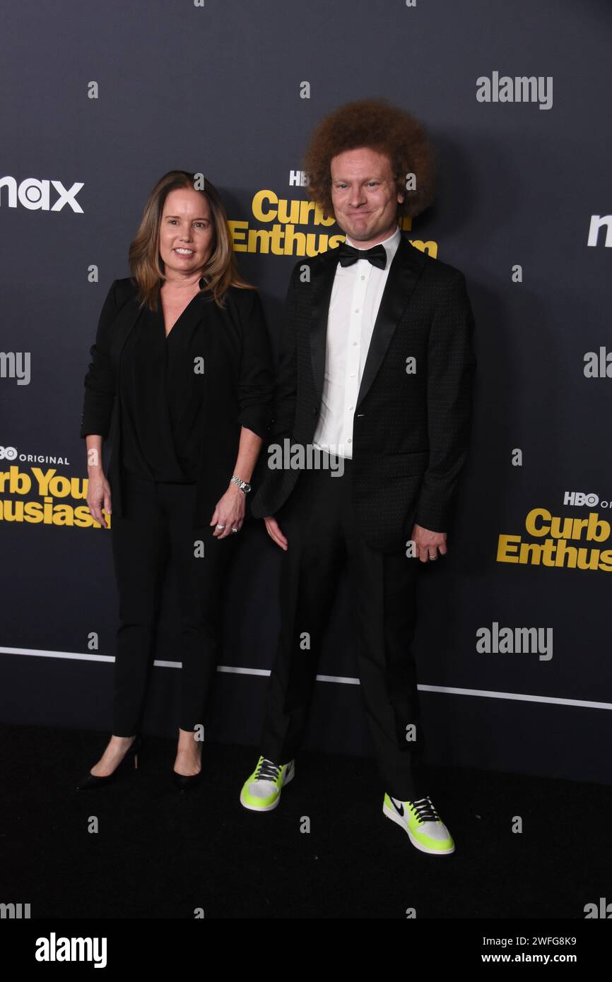 Los Angeles, California, USA 30th January 2024 Jennifer Corey and Adam ...