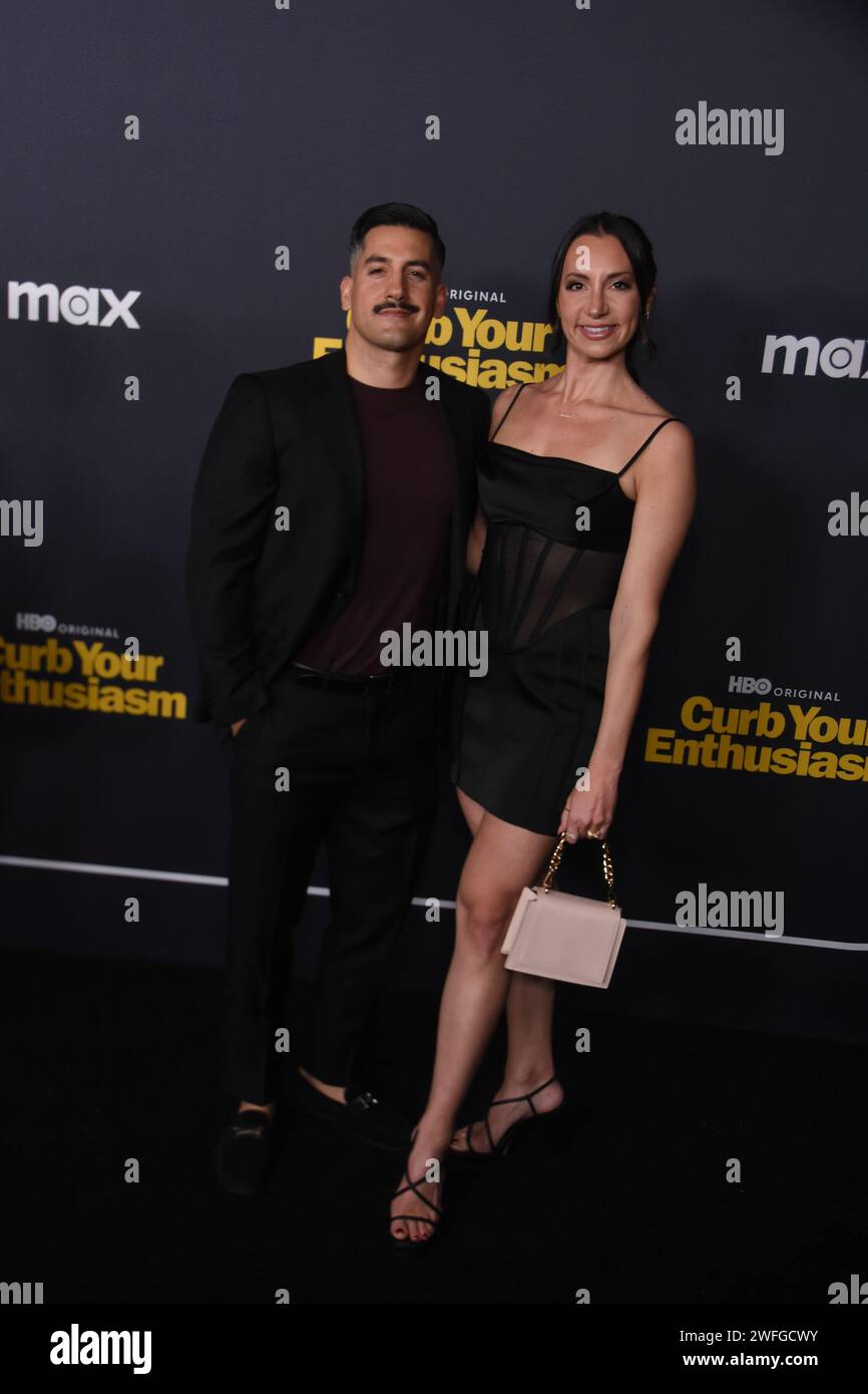 Los Angeles, California, USA 30th January 2024 Alex and Jon attends HBOÕs Season 12 Premiere of