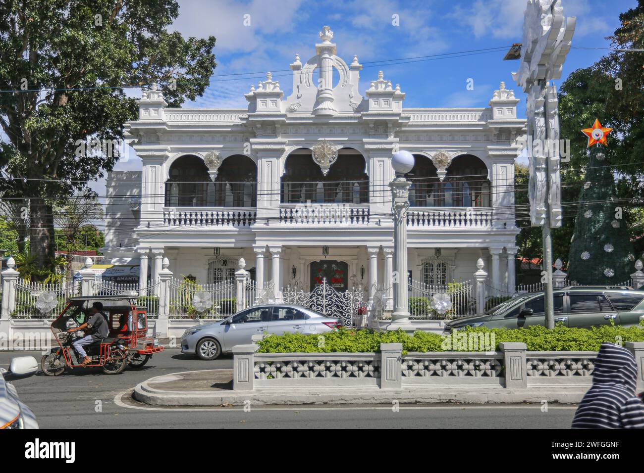 Fule-Malvar ancestral Mansion (1915) Romantic-Classicism style during American colonial era, White House of San Pablo Laguna, Philippines architecture Stock Photo