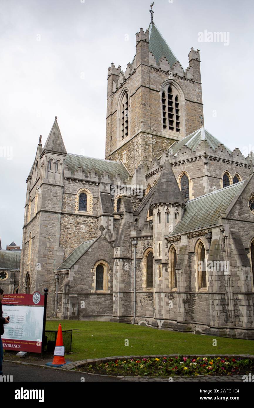 St Patrick's Cathedral in Dublin. High quality photo Stock Photo
