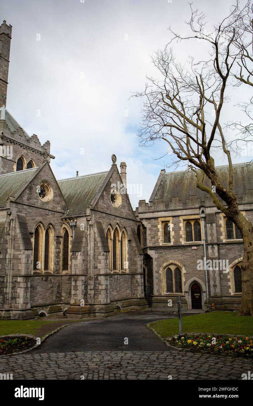 St Patrick's Cathedral in Dublin. High quality photo Stock Photo