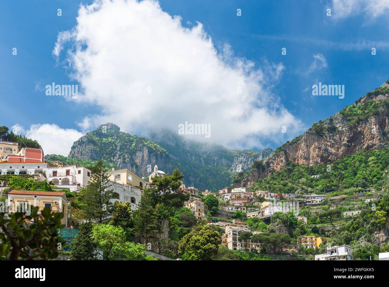 The city of Positano, on the Amalfi coast, Italy Stock Photo - Alamy
